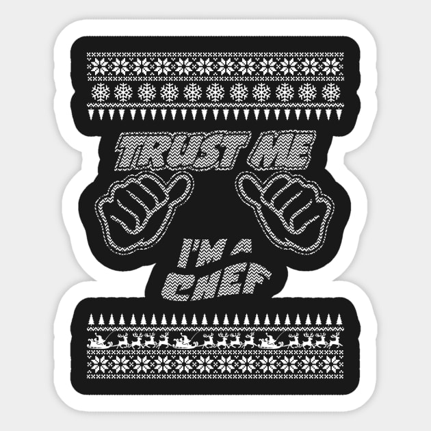 Trust me, i’m a CHEF – Merry Christmas Sticker by irenaalison